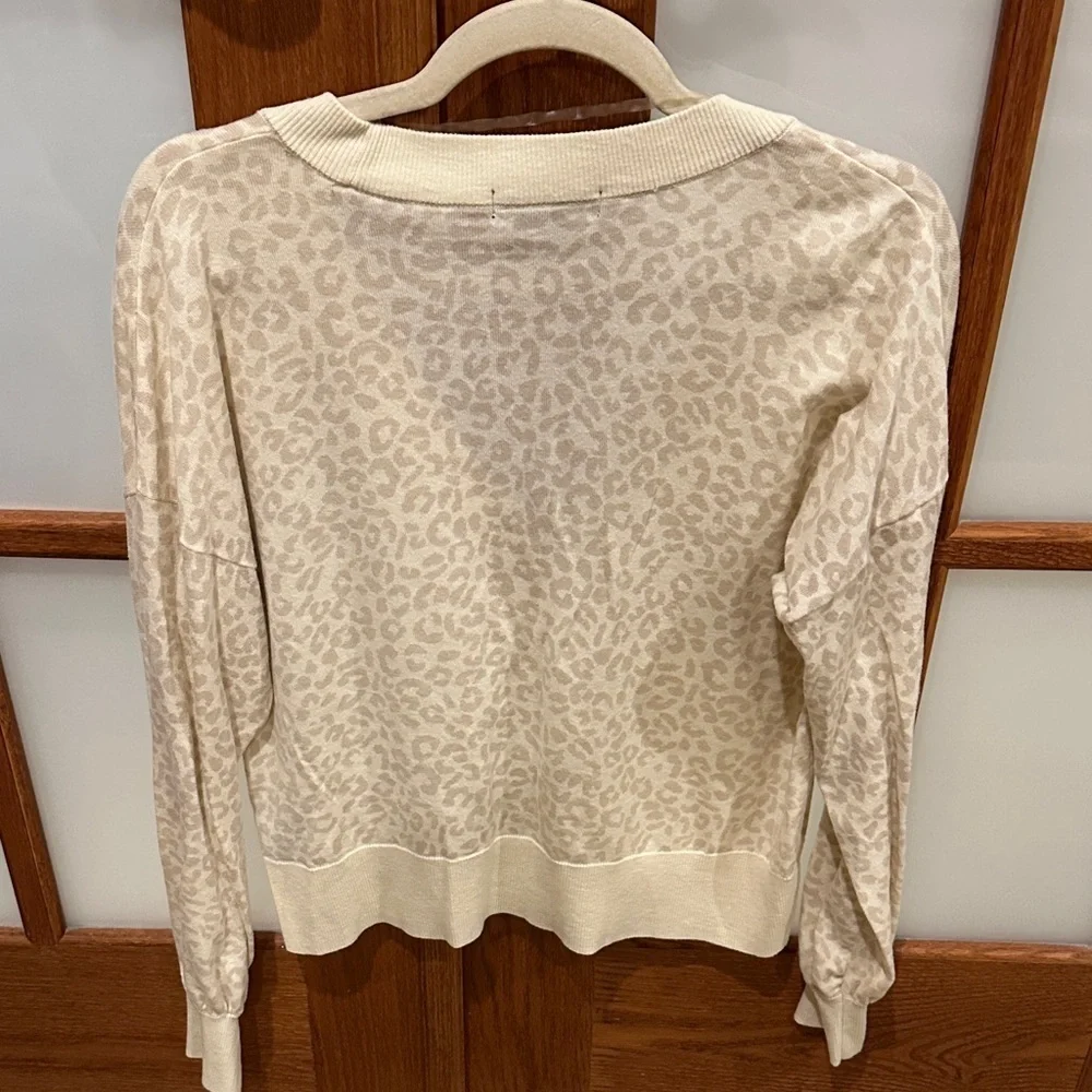 Sanctuary Beige Leopard Print Cardigan​​​​ - Picture 4 of 7